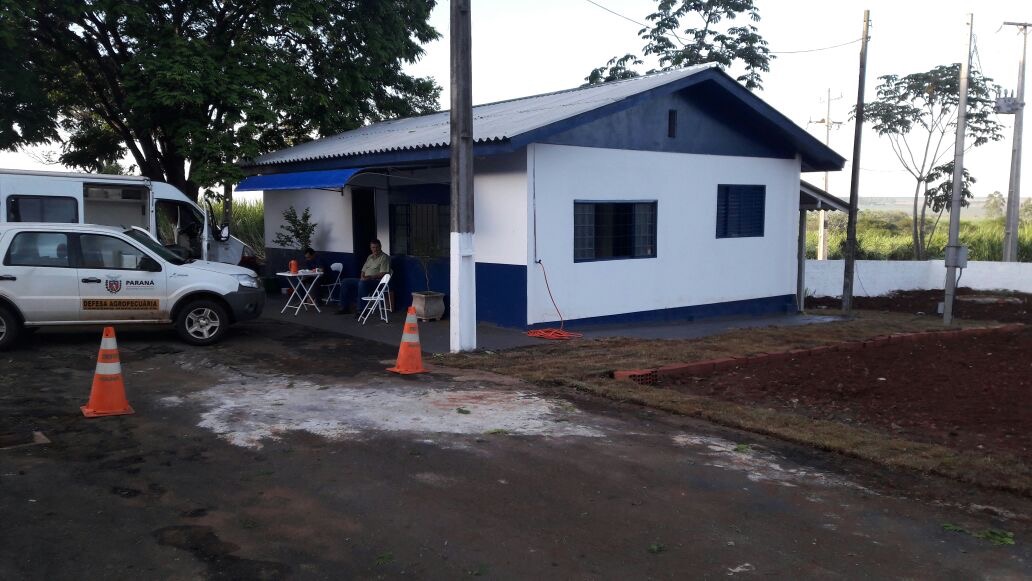 Adapar Reativa o Posto de Fiscalização do Trânsito Agropecuário de Itaguajé-PR