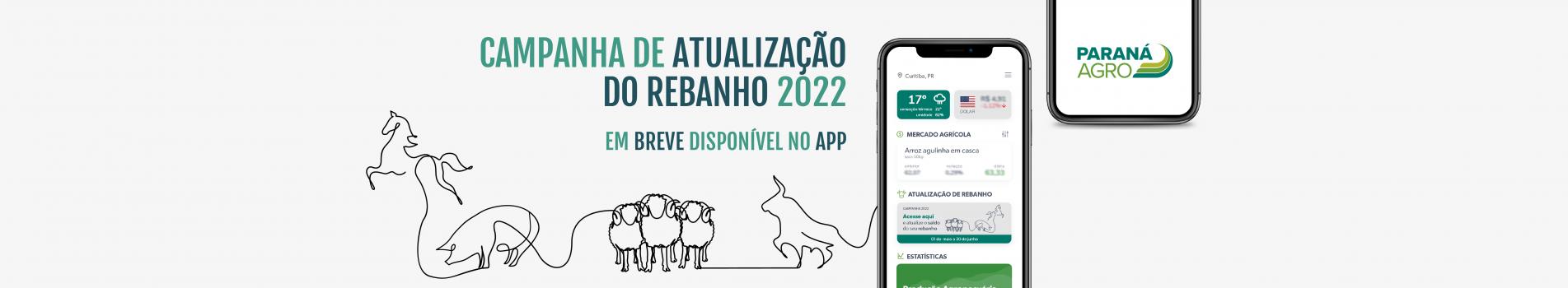 Em breve está disponível na loja Google Play o App de Atualização de Rebanho do Paraná