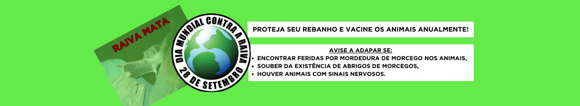 DIA MUNDIAL CONTRA A RAIVA