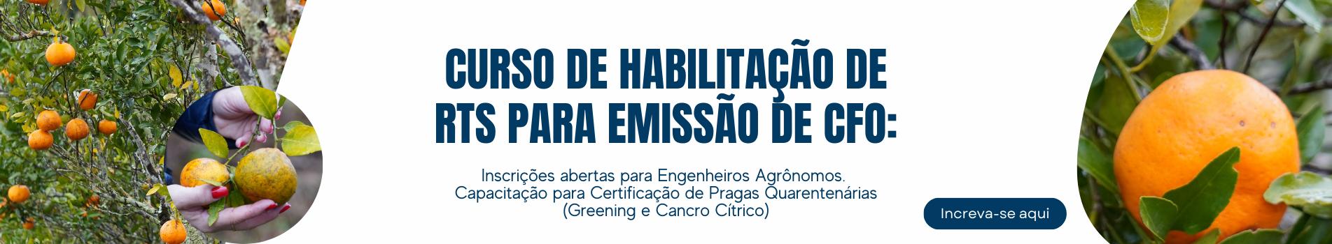 Curso para Habilitação de Responsáveis Técnicos 2026 - Citros