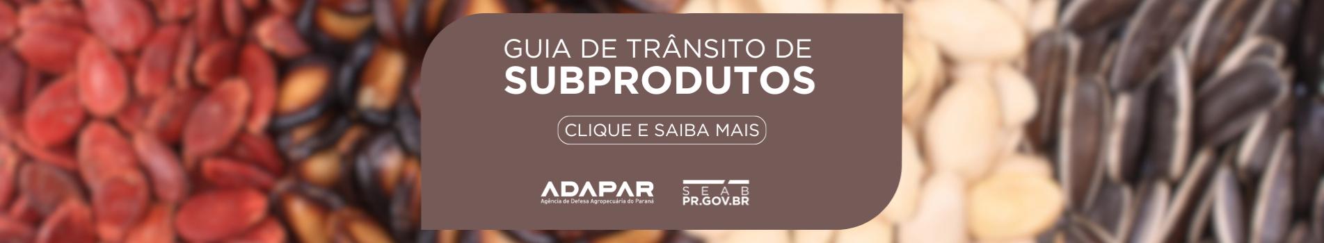 Guia de trânsito de subprodutos