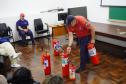 Servidores da Adapar participam de treinamento de brigada de incêndio