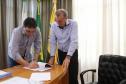 O termo de cessão foi assinado pelo Diretor Presidente da ADAPAR, Inácio Afonso Kroetz, e pelo o Prefeito Municipal de Francisco Beltrão, Antonio Cantelmo Neto