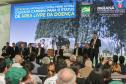 O governador Carlos Massa Ratinho Junior e a ministra da Agricultura, Pecuária e Abastecimento, Tereza Cristina, anunciam nesta terça-feira (15),  no Palácio Iguaçu, em Curitiba, a suspensão das campanhas de vacinação contra febre aftosa em rebanhos bovinos e de bufalinos no Paraná.  Curitiba, 14/10/2019 - Foto: Geraldo Bubniak/AEN