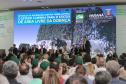 O governador Carlos Massa Ratinho Junior e a ministra da Agricultura, Pecuária e Abastecimento, Tereza Cristina, anunciam nesta terça-feira (15),  no Palácio Iguaçu, em Curitiba, a suspensão das campanhas de vacinação contra febre aftosa em rebanhos bovinos e de bufalinos no Paraná.  Curitiba, 14/10/2019 - Foto: Geraldo Bubniak/AEN