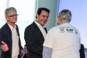 O governador Carlos Massa Ratinho Junior e a ministra da Agricultura, Pecuária e Abastecimento, Tereza Cristina, anunciam nesta terça-feira (15),  no Palácio Iguaçu, em Curitiba, a suspensão das campanhas de vacinação contra febre aftosa em rebanhos bovinos e de bufalinos no Paraná.  Curitiba, 14/10/2019 - Foto: Geraldo Bubniak/AEN