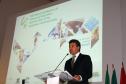 Governador Beto Richa, acompanhado do secretário estadual da Agricultura e do Abastecimento, Norberto Ortigara, participa em Foz do Iguaçu, da abertura da 3ª Conferência Global sobre Educação Veterinária, promovida pela Organização Mundial de Saúde Animal (OIE). Foz do Iguaçu, 04/12/2013.