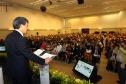 Governador Beto Richa, acompanhado do secretário estadual da Agricultura e do Abastecimento, Norberto Ortigara, participa em Foz do Iguaçu, da abertura da 3ª Conferência Global sobre Educação Veterinária, promovida pela Organização Mundial de Saúde Animal (OIE).Foz do Iguaçu, 04/12/2013.