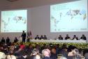 Governador Beto Richa, acompanhado do secretário estadual da Agricultura e do Abastecimento, Norberto Ortigara, participa em Foz do Iguaçu, da abertura da 3ª Conferência Global sobre Educação Veterinária, promovida pela Organização Mundial de Saúde Animal (OIE). Foz do Iguaçu, 04/12/2013.