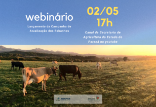 Campanha de atualização cadastral dos rebanhos do Paraná começa neste domingo