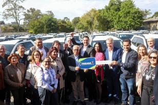 Governador Carlos Massa Ratinho Junior entrega 110 veículos para Adapar e faz 14 milhões de investimentos.