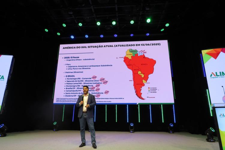 Alimenta 2025: Paraná mostra força a desafios da saúde animal em evento internacional Foto: Germano Busato/Adapar