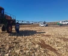 Adapar realiza Operação Agro+ no Noroeste para otimizar aplicação de agrotóxicos