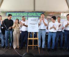 Estado investe R$ 5,9 milhões e pavimenta estrada usada por produtores rurais de Alto Piquiri