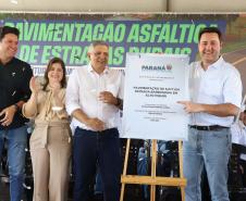 Estado investe R$ 5,9 milhões e pavimenta estrada usada por produtores rurais de Alto Piquiri