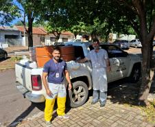 Adapar e Mapa realizam ação de coleta de agrotóxicos ilegais em Cidade Gaúcha