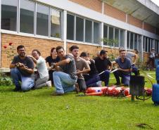 Servidores da Adapar participam de treinamento de brigada de incêndio
