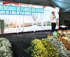 Ratinho Junior assina ordem de serviço do novo Mercado de Flores da Ceasa Curitiba