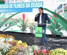 Ratinho Junior assina ordem de serviço do novo Mercado de Flores da Ceasa Curitiba