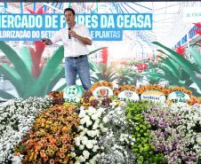 Ratinho Junior assina ordem de serviço do novo Mercado de Flores da Ceasa Curitiba