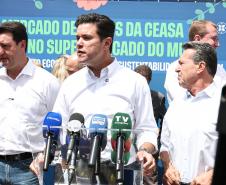 Ratinho Junior assina ordem de serviço do novo Mercado de Flores da Ceasa Curitiba