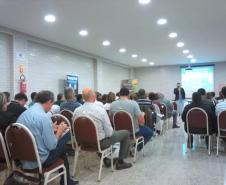 Aconteceu em Curitiba entre os dias 08 e 12 de junho o IV Encontro Nacional do Programa de Controle da Raiva dos Herbívoros – PNCRH e I Encontro do Programa de Prevenção e Vigilância da Encefalopatia Espongiforme Bovina – PNEEB. O evento foi realizado pelo Ministério da Agricultura, Pecuária e Abastecimento - MAPA e contou com o apoio da ADAPAR.