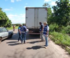 Adapar realiza ação conjunta no trânsito agropecuário
