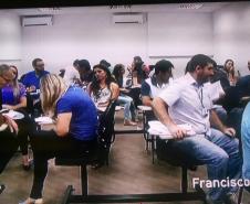 Teve início nesta semana o ciclo de planejamento estratégico da ADAPAR para o período 2016 – 2019, com a realização da primeira fase das OFICINAS DE DIAGNÓSTICO ESTRATÉGICO - Detalhe da videoconferência