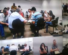 Teve início nesta semana o ciclo de planejamento estratégico da ADAPAR para o período 2016 – 2019, com a realização da primeira fase das OFICINAS DE DIAGNÓSTICO ESTRATÉGICO - Detalhe da videoconferência