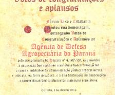 ADAPAR PARTICIPA DE HOMENAGEM NO FORUM LIXO E CIDADANIA
