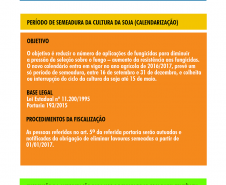 Adapar esclarece os motivos das medidas preventivas para o controle da ferrugem asiática