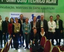 Adapar participa do 11º Simpósio Técnico de Incubação, Matrizes de Corte e Nutrição.