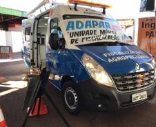 Adapar recebe Unidade Móvel de Fiscalização de Trânsito em Cascavel