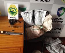 Em Rio Azul PR, agrotóxicos contrabandeados foram  apreendidos por policiais do Serviço Reservado 8º CIA e autuações administrativas foram lavradas por ficais da  Adapar.