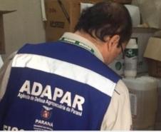 Adapar realiza apreensão de agrotóxicos irregulares em Paranavaí