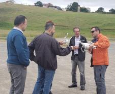 Defesa Civil Estadual realiza curso de drone para técnicos da ADAPAR, Ministério da Agricultura e Polícia Militar 