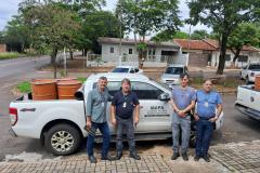 Adapar e Mapa realizam ação de coleta de agrotóxicos ilegais em Cidade Gaúcha