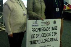 Propriedade Certificada como Livre de Brucelose e Tuberculose durante a EXPOFRISIA – 2016.