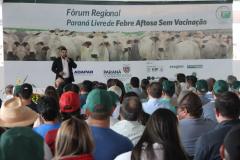 Fórum “Paraná Livre de febre aftosa sem vacinação” em Cornélio Procópio reuniu mais de 700 pessoas
