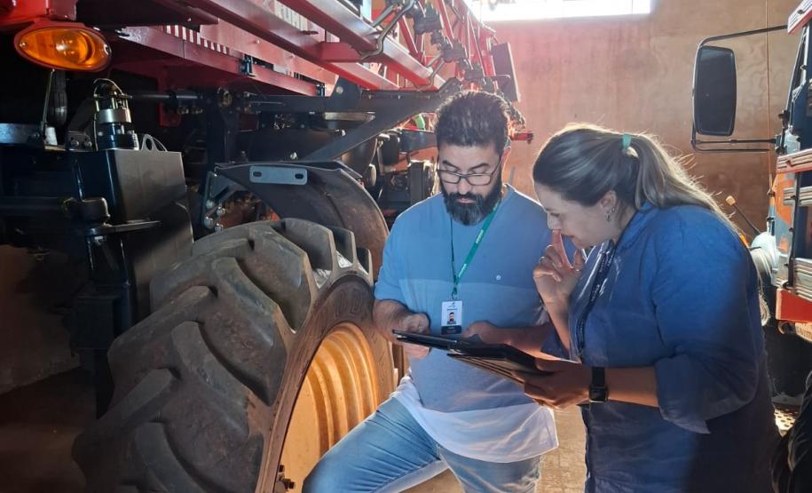 Adapar realiza Operação Agro+ no Noroeste para otimizar aplicação de agrotóxicos