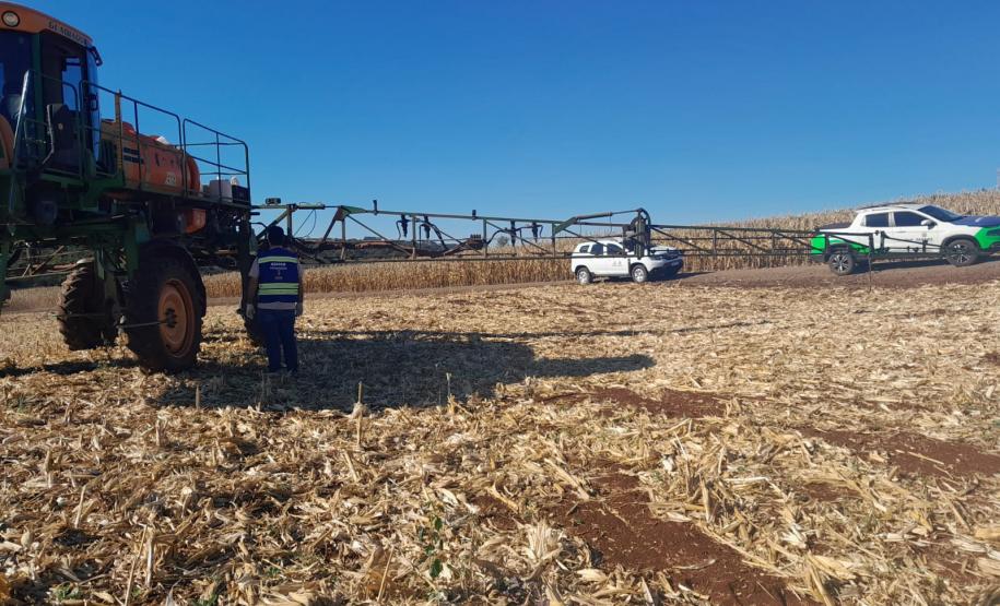 Adapar realiza Operação Agro+ no Noroeste para otimizar aplicação de agrotóxicos