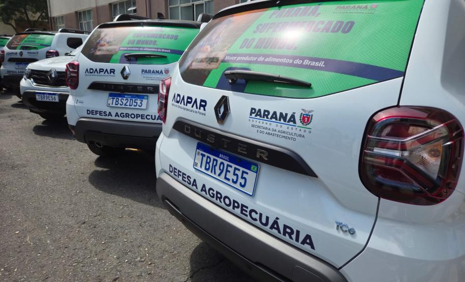Adapar recebe 17 veículos para reforçar a defesa agropecuária e ações de fiscalização