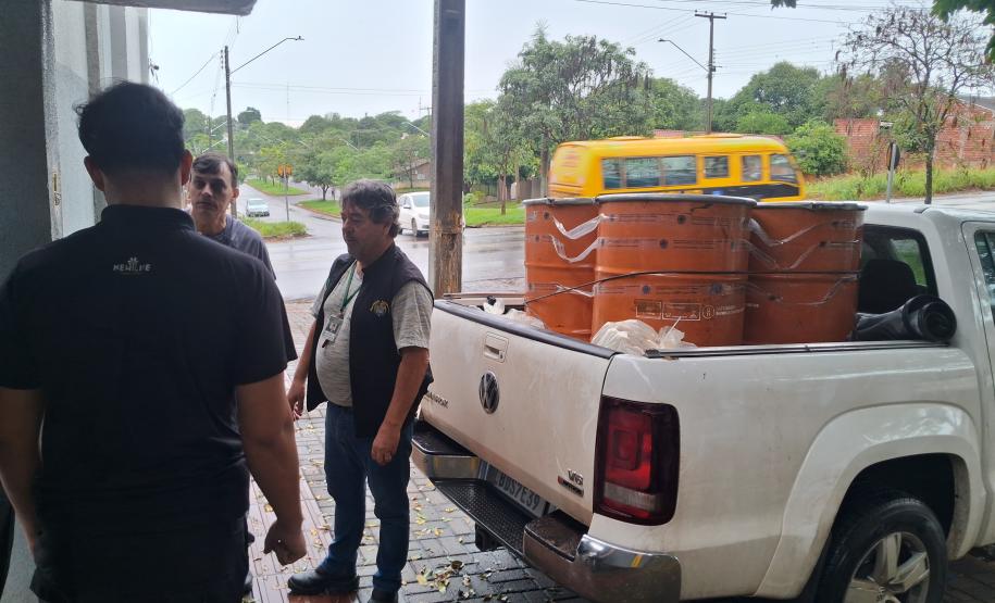 Adapar e Mapa realizam ação de coleta de agrotóxicos ilegais em Cidade Gaúcha