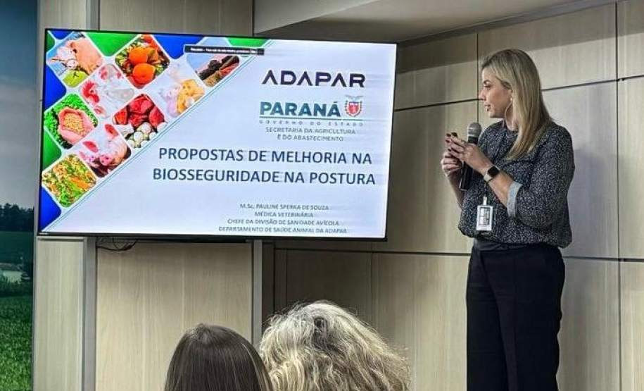 Adapar participa de reunião nacional sobre biosseguridade de granjas avícolas em Brasília