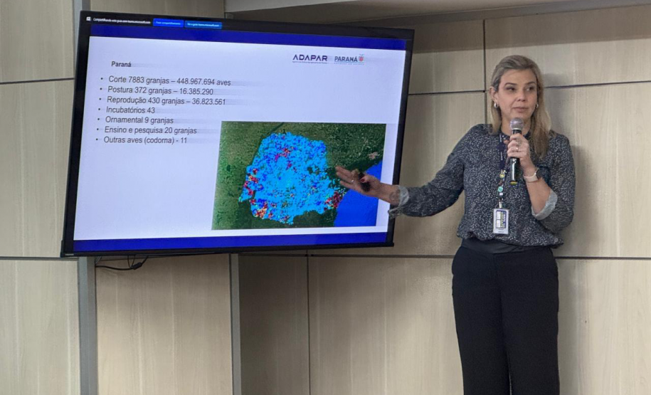 Adapar participa de reunião nacional sobre biosseguridade de granjas avícolas em Brasília