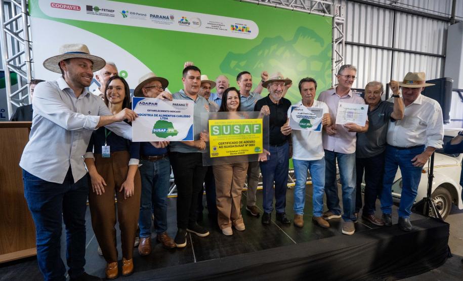 Agroindústrias familiares recebem certificação do Susaf durante o Show Rural