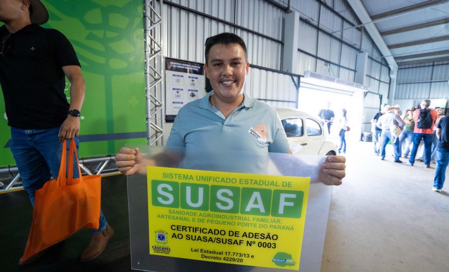 Agroindústrias familiares recebem certificação do Susaf durante o Show Rural