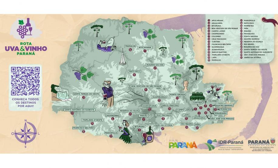 Governador em exercício Darci Piana participa do lançamento da Rota da Uva e Vinho.