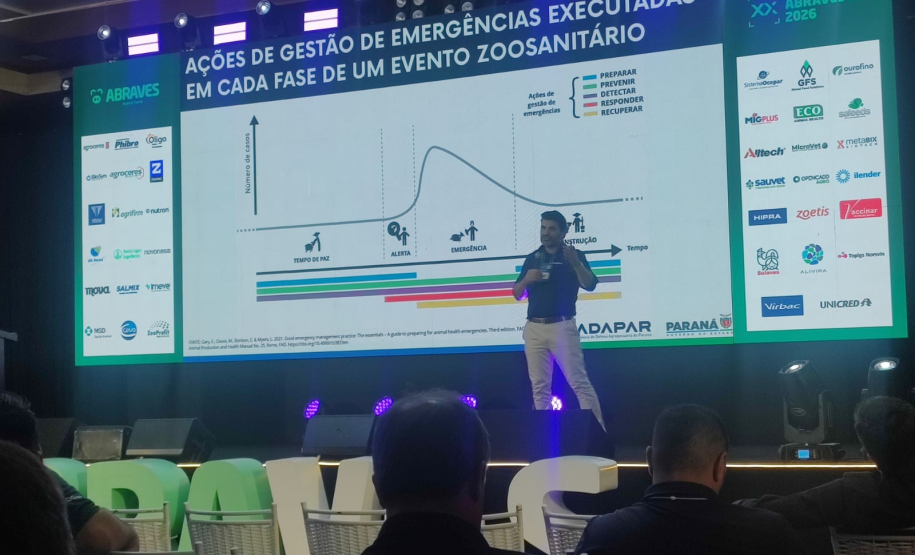 No 20º Encontro Regional da Abraves, 11 servidores da Adapar participam de atualização técnica de suinocultura