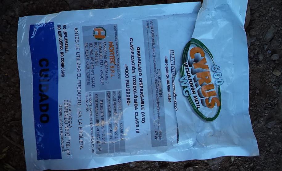 Agrotóxicos apreendidos em operação conjunta